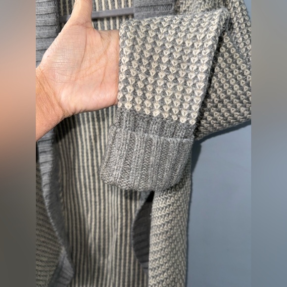 Athleta Sierra wool and cashmere knit cardigan sweater tweed pattern XS EUC - Picture 3 of 8